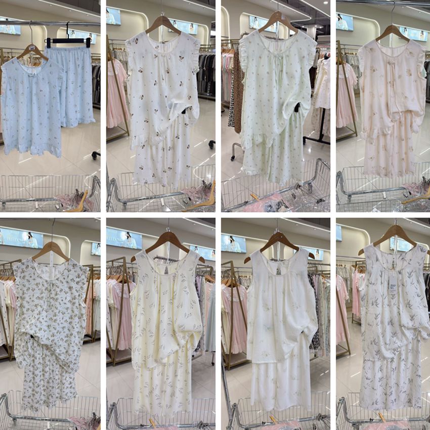 仙坤云朵棉夏季女款胸垫款居服套