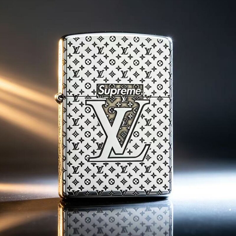 适用zippo打火机外壳常规凹底双色潮牌精雕煤油打火机外壳无内胆