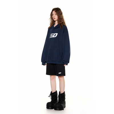 美式街头潮牌连帽卫衣