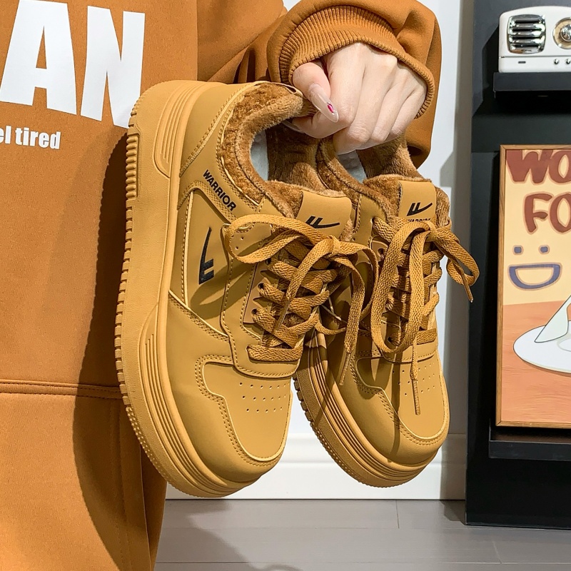 回力加绒复古板鞋男款