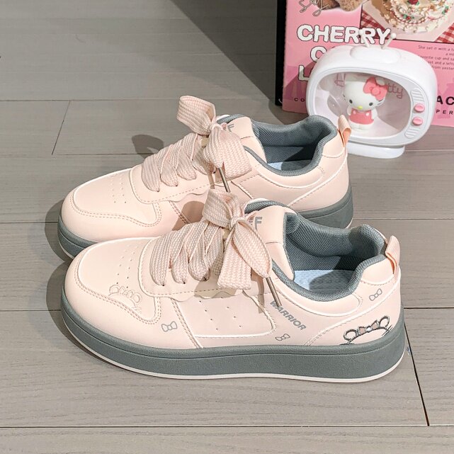 回力原创KT猫小白鞋女春秋季新款厚底运动休闲鞋百搭初中生板鞋潮,女鞋,休闲板鞋,淘宝优惠券,粉丝福利购,淘宝优惠卷