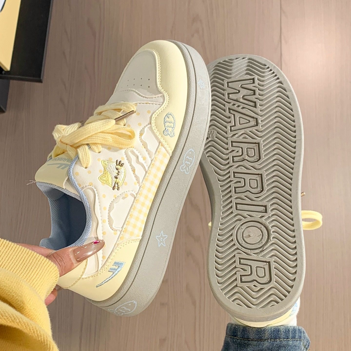 回力猫咪小鱼板鞋女2026春季新款韩版多巴胺厚底户外初中生小白鞋,女鞋,休闲板鞋,淘宝优惠券,粉丝福利购,淘宝优惠卷