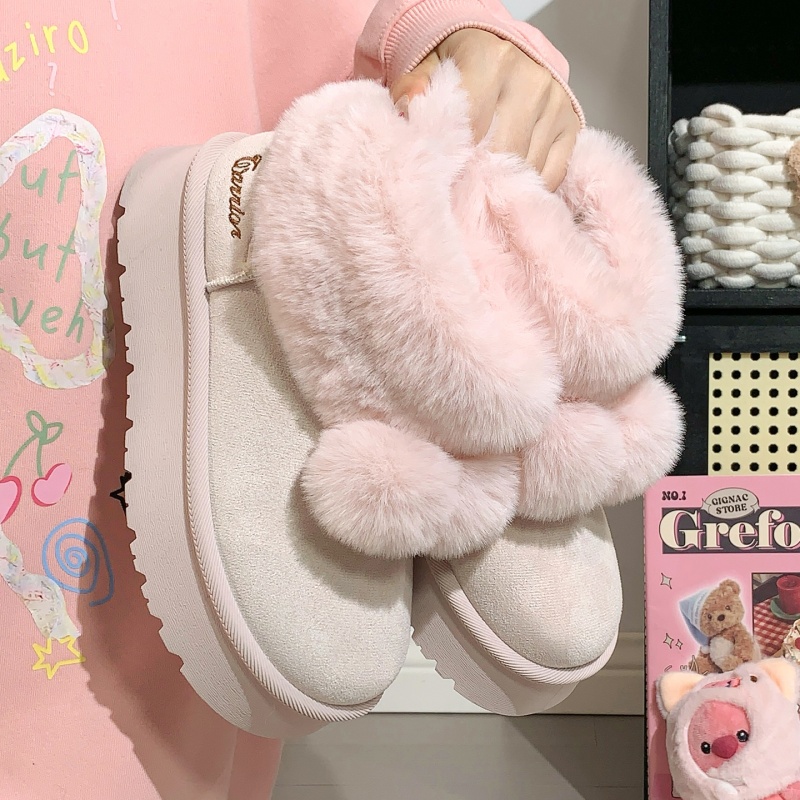 回力厚底雪地靴女款2025新款冬季加绒加厚棉鞋保暖防寒短筒棉靴子