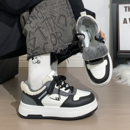 回力棉鞋女鞋加绒保暖熊猫色板鞋女款冬季2025新款加厚二棉冬鞋女