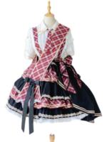 【 In Stock 】 Original lolita Red Moon Performance Costume Set by Leopard Cat, Lolita dress, Performance Idol thumbnail 8
