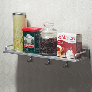 韵之洁太空铝防滑落厨房挂件收纳调味料架锅铲挂钩壁挂浴室置物架
