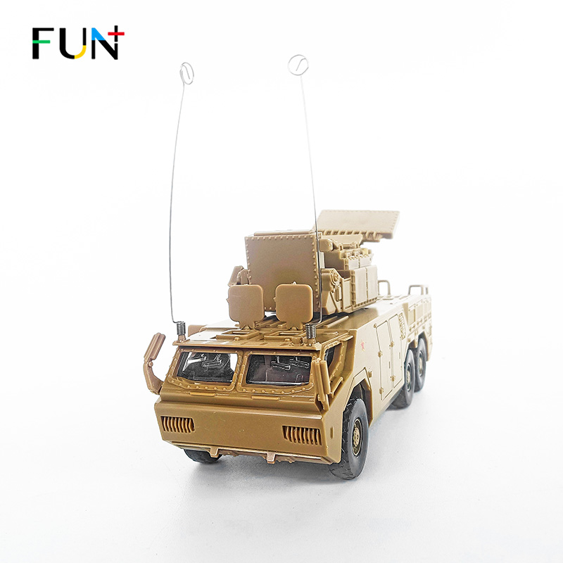 正版4D拼装1/72模型红旗-17A防空导弹系统军事玩具车入门免胶快拼