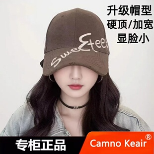 Camno Keair官网CK2-22029棒球帽大头围硬顶女宽檐鸭舌帽遮阳帽子