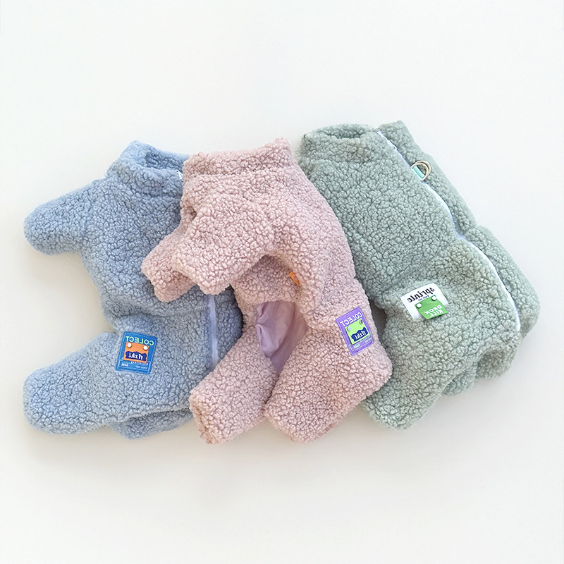 宠物冬季加厚后背拉链带牵小型犬引扣泰迪雪纳瑞长腿狗狗四脚棉袄,宠物/宠物食品及用品,狗宠物服装/雨衣,淘宝优惠券,粉丝福利购,淘宝优惠卷