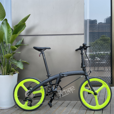 大行p10碳刀轮451冲击波大行奥丁碳纤维轮22寸竞速超轻改装折叠车