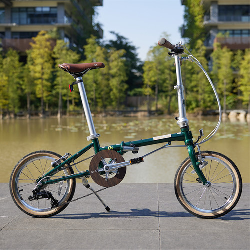 复古变速轻巧折叠自行车大行D5