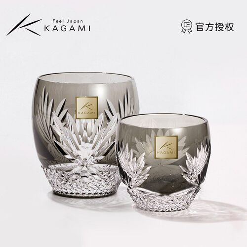 KAGAMI江户切子清酒杯月下美人