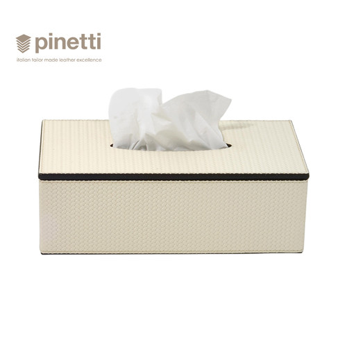 Pinetti意大利纸巾盒手工编制纹