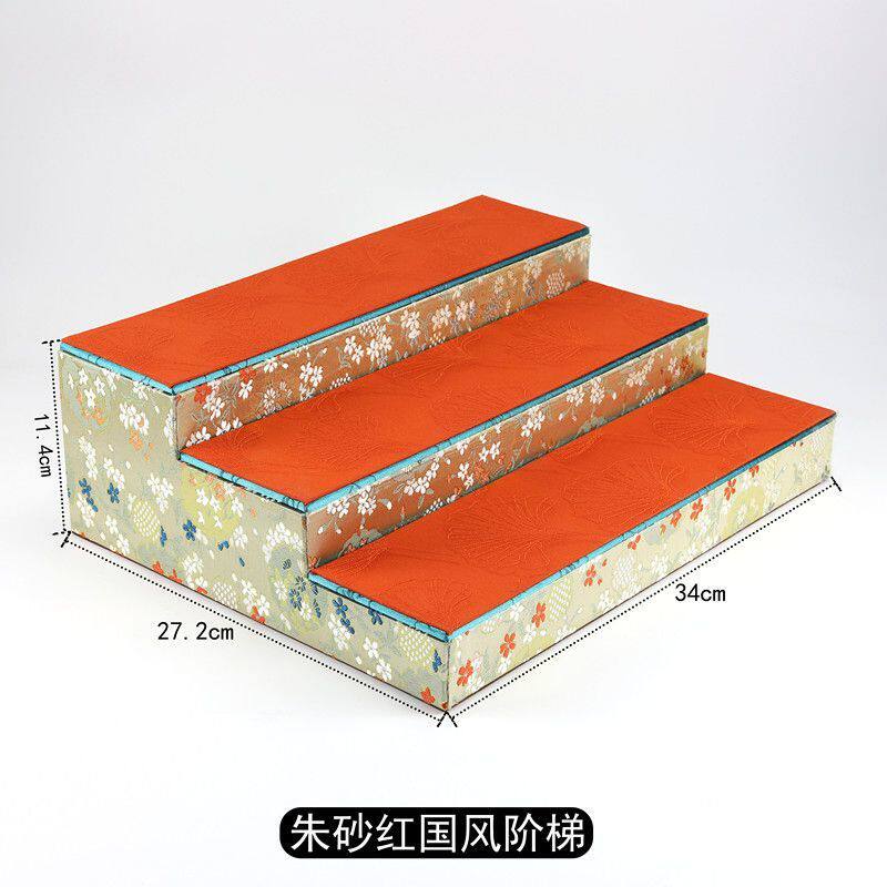 珠宝首饰直播宋锦布三层手镯玉器