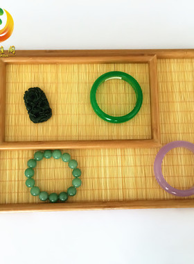 天然托盘首饰盘竹子看货珠宝展示