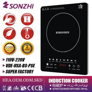 110V电磁炉家用电陶炉多功能一体节能大功率智能电池灶欧规3500W