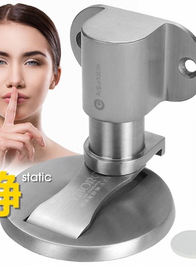 VIBORG 304不锈钢房门碰防撞地吸强磁门吸可调升降带消音门顶挡