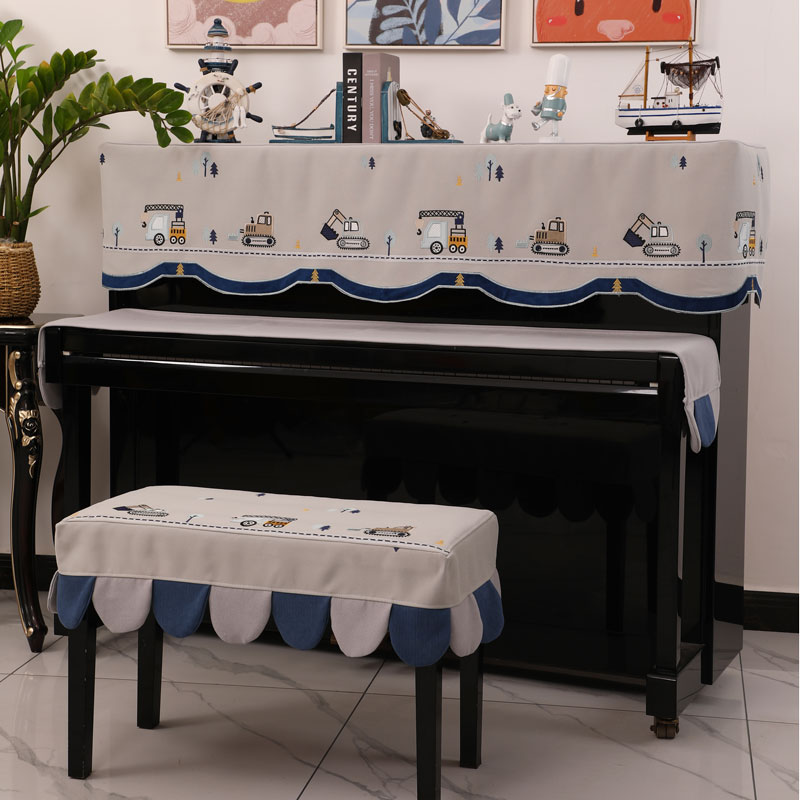 儿童男孩钢琴罩半罩新款
