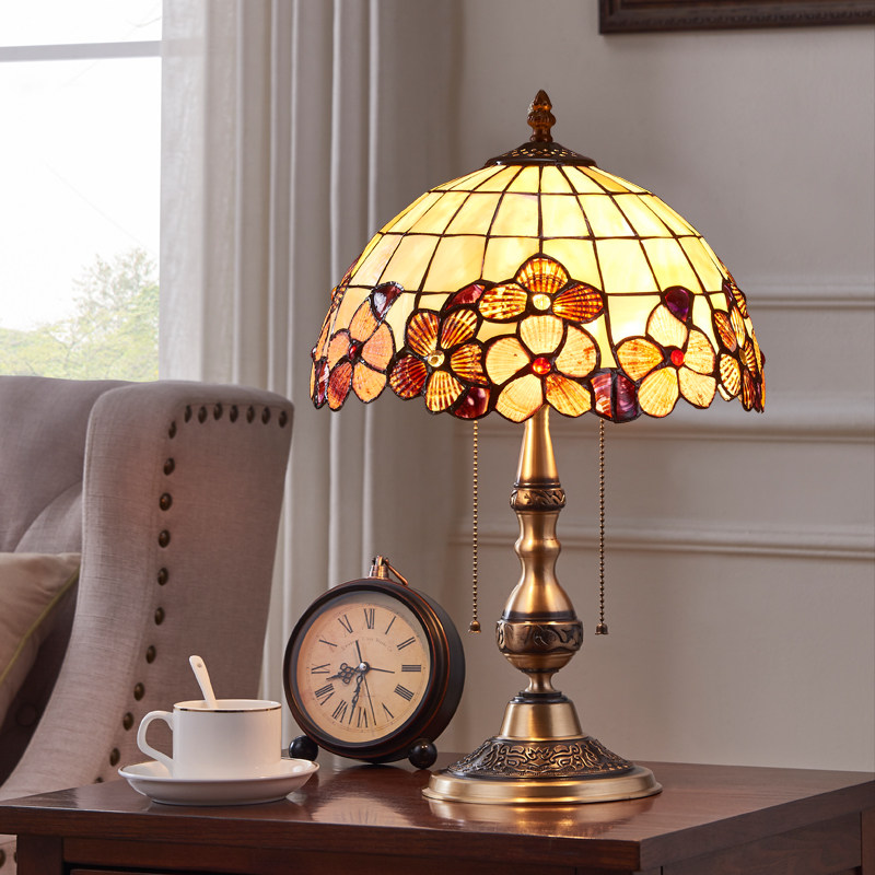 复古怀旧欧式拉线台灯卧室床头灯客厅书房美式古典奢华温馨全铜灯,家装灯饰光源,装饰台灯,淘宝优惠券,粉丝福利购,淘宝优惠卷