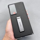 支架外翻盖皮全包防摔超薄素皮 中轴磁吸保护套官方同款 适用荣耀magicvs2手机壳新款 折叠屏荣耀magicv2至臻版