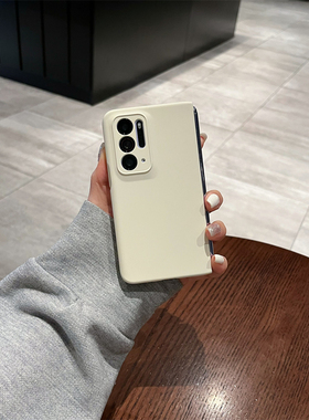 适用OPPOFindN手机壳折叠屏新款oppo find n保护壳高级女款findn简约磨砂超薄全包防摔外壳个性手机套男