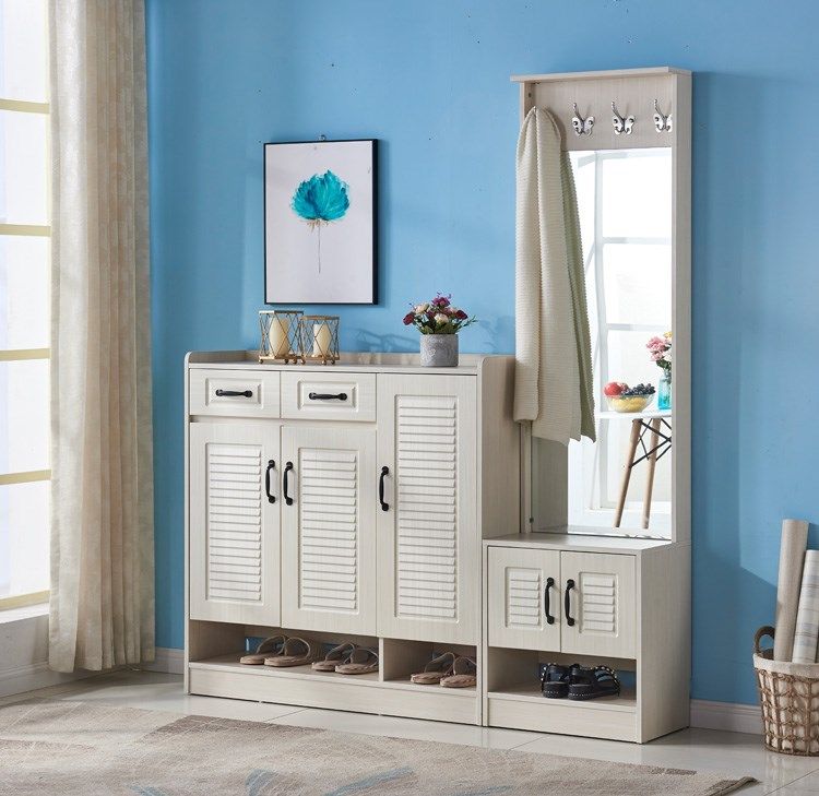 鞋柜上面的置物架 多功能用门口挂衣架鞋柜带镜子门厅柜鞋柜衣帽|ruв категории жилой мебели, кабинет, чистка - от Buy2taobao.com для оказания профессиональной услуги покупки агента Taobao