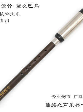 竖吹巴乌 天然紫竹 A 降B C G E F调 初学练习 专业制作 厂家直销