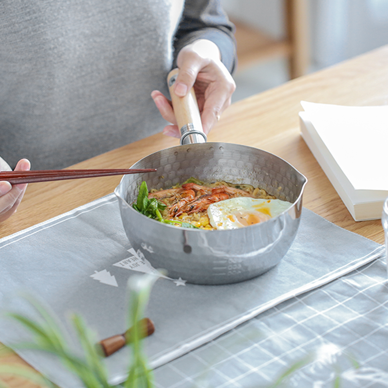 吉川日本不锈钢婴儿宝宝辅食锅