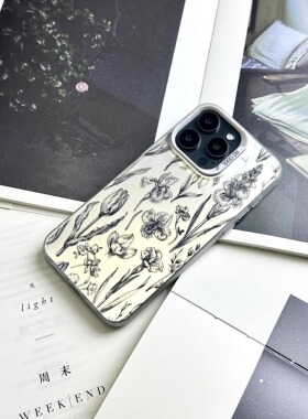 花束 | So so Lab | 原创个性艺术适用于苹果手机壳小众高级感iphone16promax新款16pro16plus防滑13mini