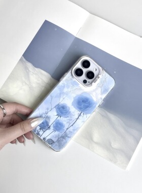 风碎冰蓝 | So so Lab | 适用于苹果iPhone15·华为·OPPO·VIVO·小米·一加安卓手机 | 小众艺术设计手机壳