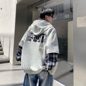 709-jk27-P125 单人 春季新款 阔版假两件夹克图片