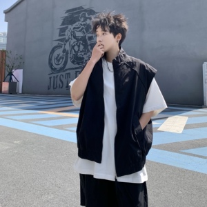709-TZ18-P110 单人 夏季新款 简约休闲马甲套装图片