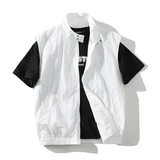 709-MJ95-P55白底春季新款休闲百搭防晒马甲，男装防晒衣，星座709