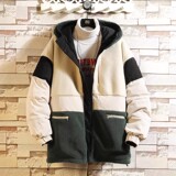 709-MY601-P130情侣冬季挂拍加厚羊驼毛双面穿百搭棉衣外套男，男装棉衣，星座709
