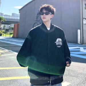 709-JK22-P115 单人 春季新款棒球领牛仔夹克图片