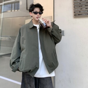 709-JK35-P120 单人 秋季新款 纯色衬衫领夹克图片