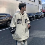 709-jk27-P125单人春季新款阔版假两件夹克，男装夹克，星座709