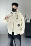709-MY1833-P145冬季新款单人简约休闲百搭羊羔毛连帽棉服，男装棉衣，星座709