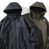 709-JK32-P135白底春季新款阔版纯色带帽夹克，男装夹克，星座709