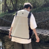 709-MJ102-P80单人春季新款休闲户外拼色工装马甲，男装工装外套，星座709