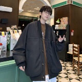 709-JK921-P105美式V领飞行员夹克秋季情侣小众设计感外套男，男装夹克，星座709