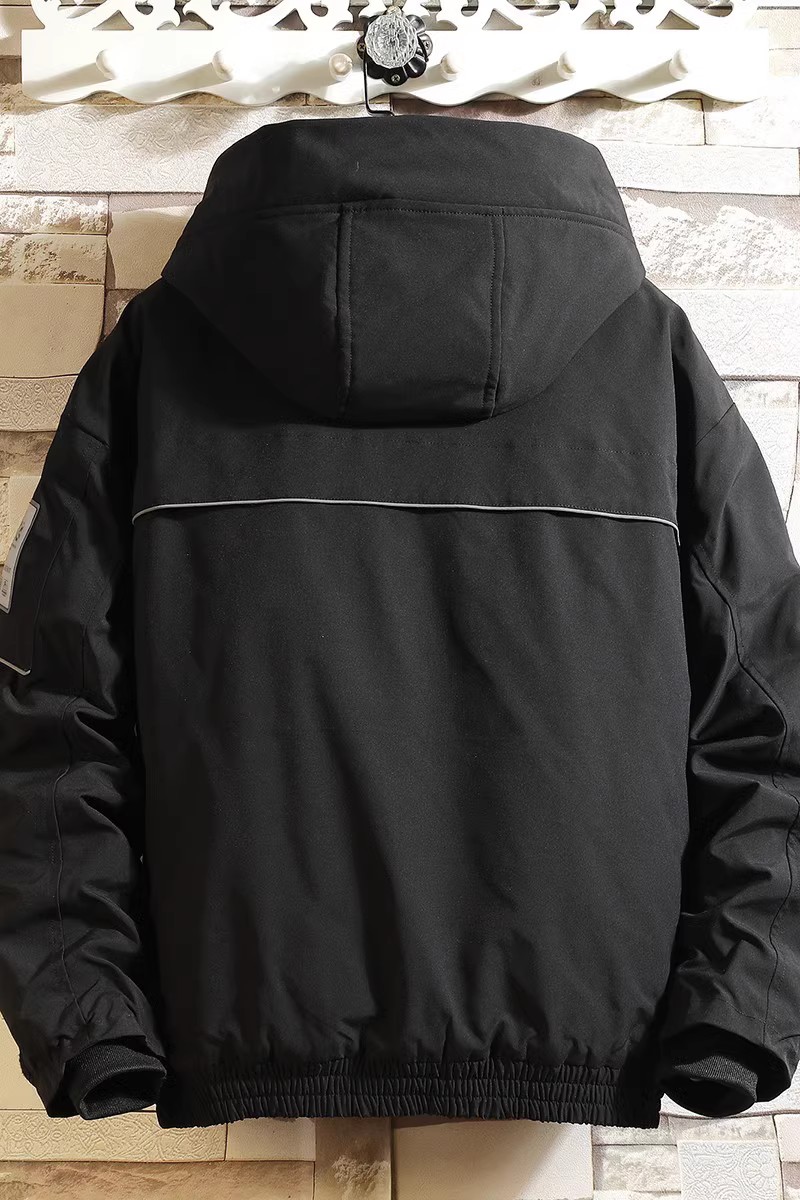 709-MY617-P105冬季挂拍港风冬季加厚连帽休闲棉衣外套男，男装棉衣，星座709