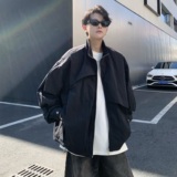 709-JK31-P135单人春季新款阔版纯色立领夹克，男装夹克，星座709