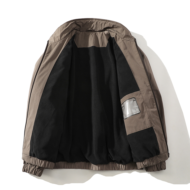 709-MY1631-P145冬季立领美式短款痞帅飞行员夹克棉衣加绒加厚，男装夹克，星座709