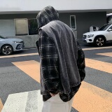 709-jk20-P160单人春季潮牌真两件牛仔马甲，男装背心/马甲，星座709
