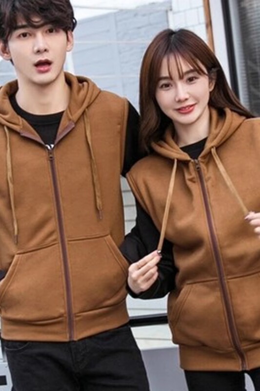 709-A36-P26春秋连帽开衫马甲多色外贸学生班服情侣卫衣外套,女装短外套,星座709
