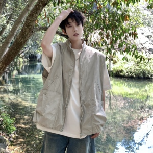 709-MJ97-P65 单人 春季新款 阔版百搭外穿休闲马甲图片