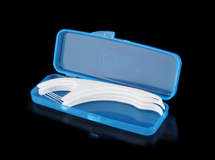 cleanpik超细牙线棒便携牙线牙签4-10支装随身放牙线塑料盒