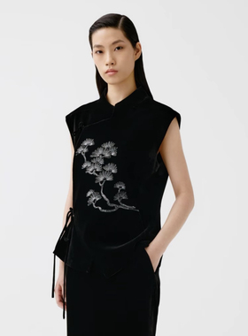 【JOJO官方授权】LAMAISONJADE玉琼2025新中式门襟不规则系带套装