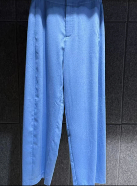 【JOJO官方授权】LA MAISON JADE蓝色裤子J25A1206-2